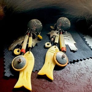 Signed rare Tabra earrings.